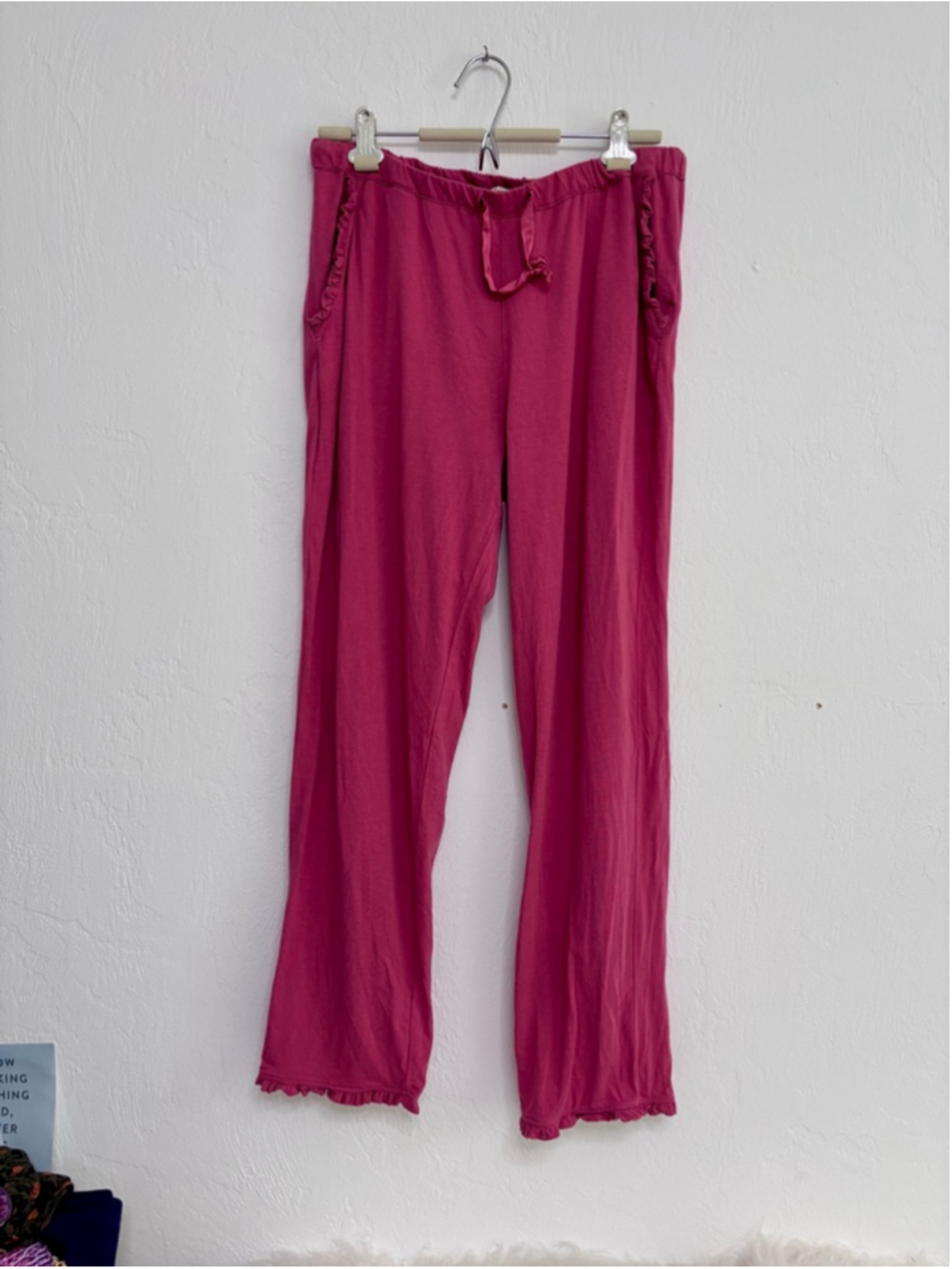 Women's Soft Surroundings Mauve Pajama Pants M Cotton Modal